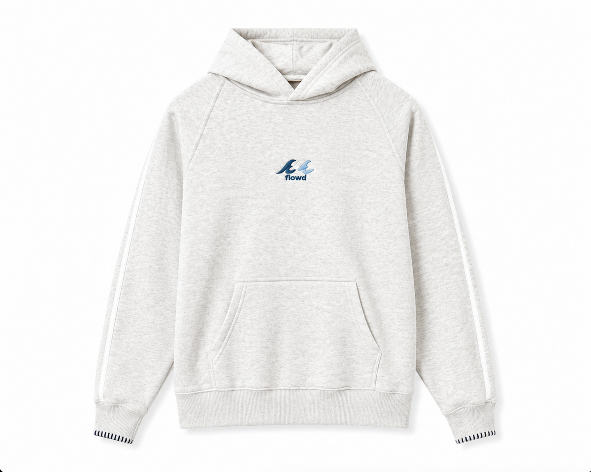 Pearl Grey FLOWD State Hoodie